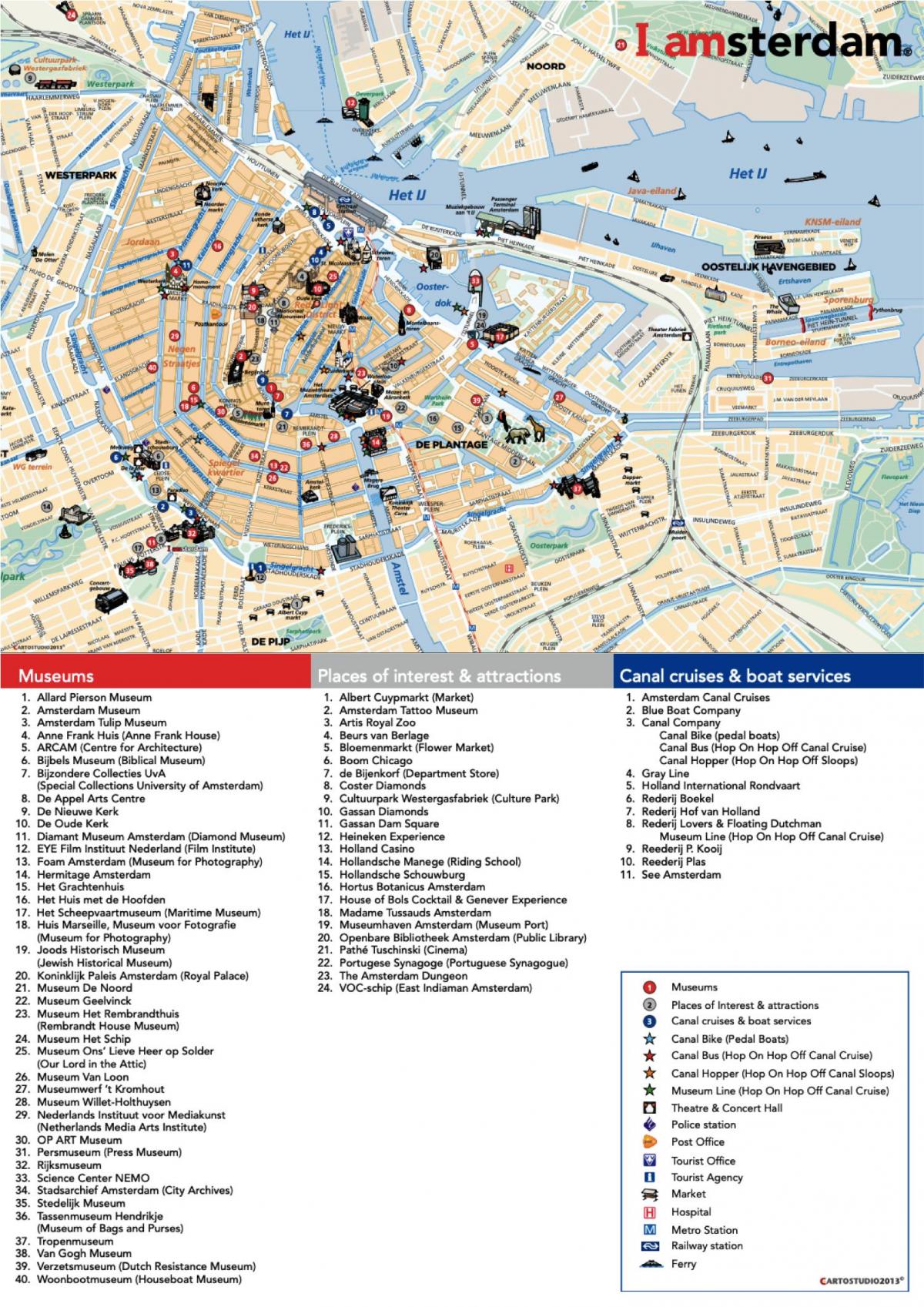 Amsterdam museums map
