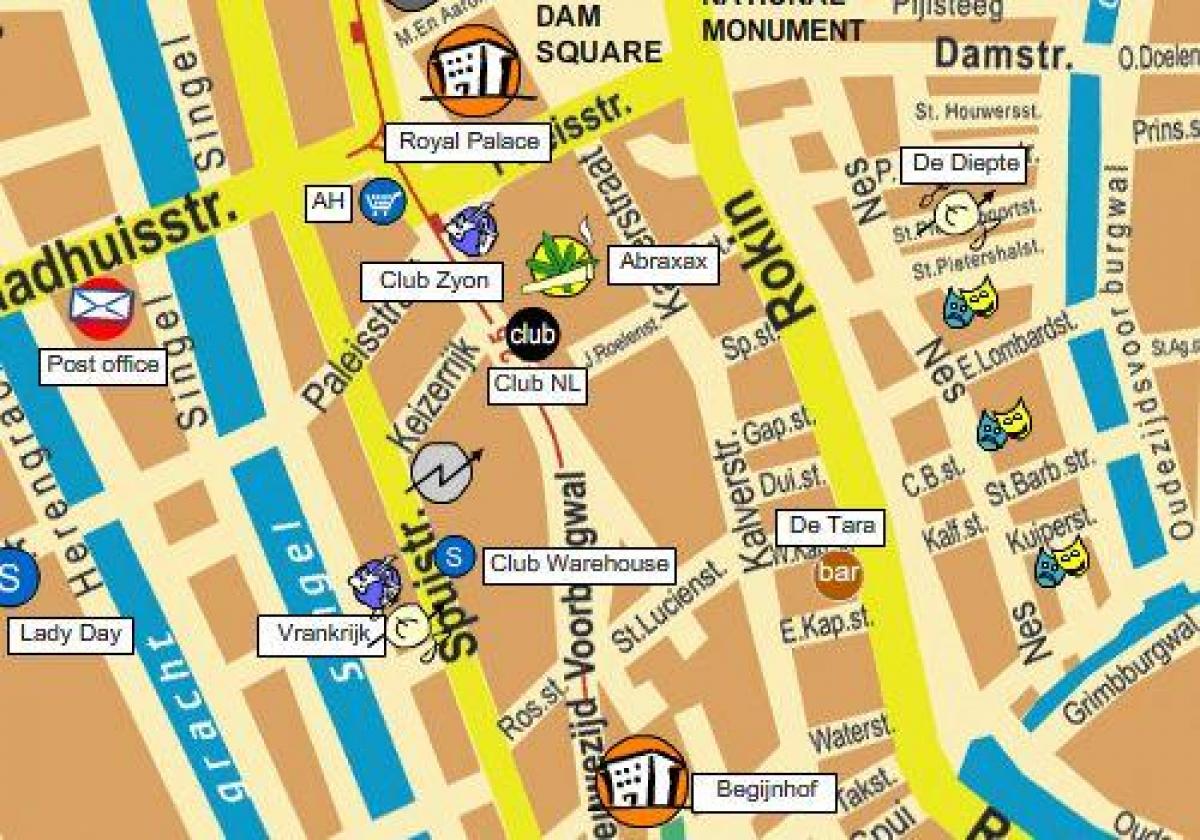 amsterdam-supermarkets-map-map-of-amsterdam-supermarkets-netherlands