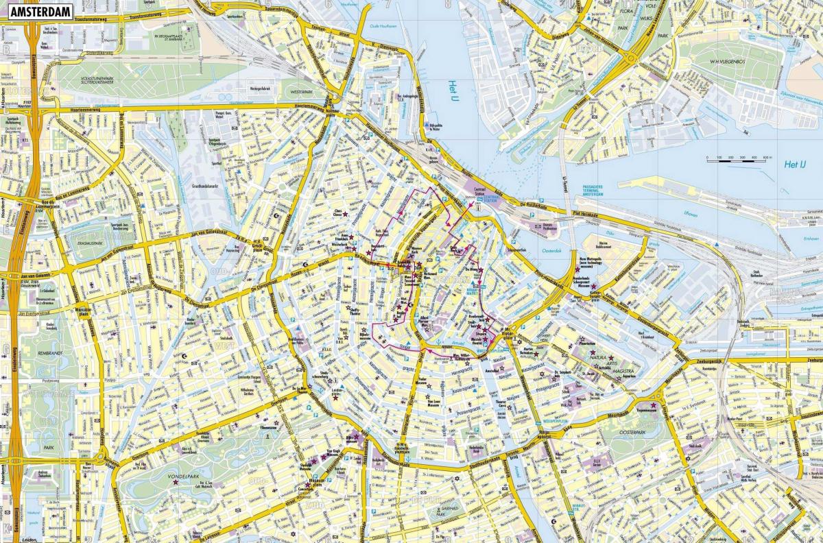 city of Amsterdam map