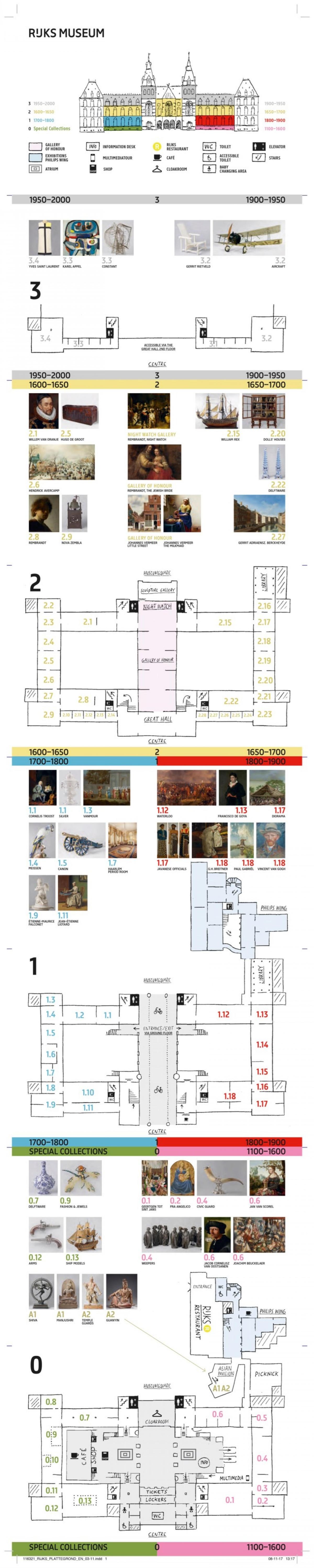 map of rijksmuseum
