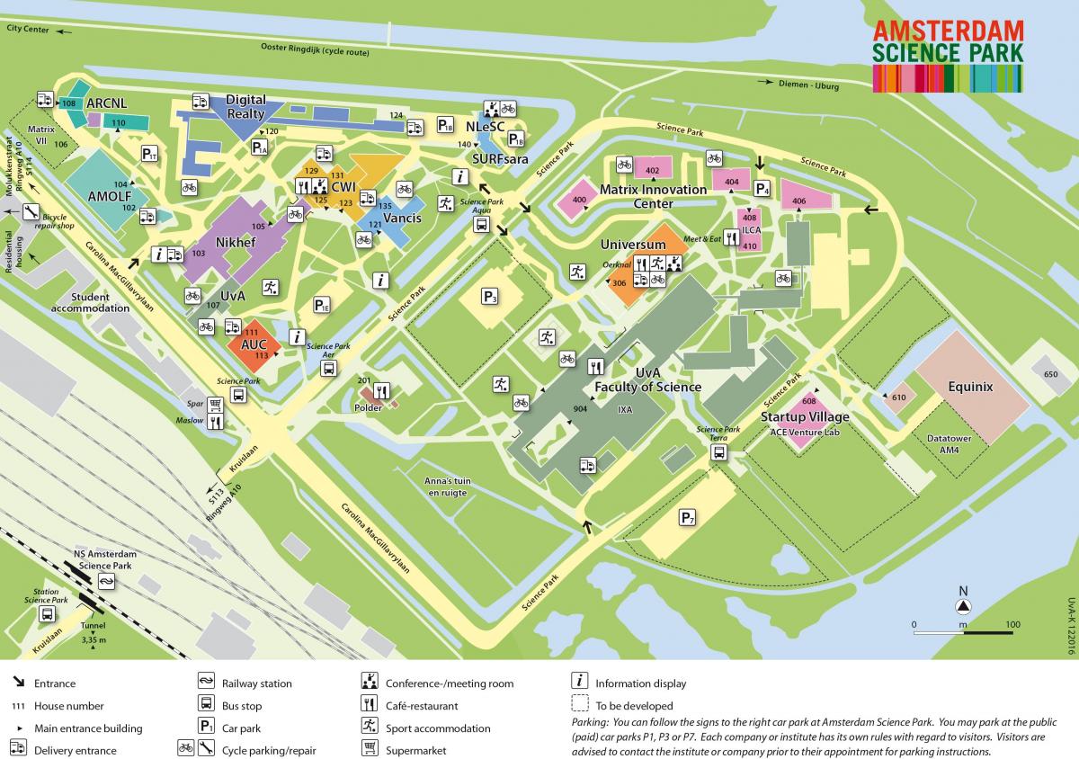 map of science park Amsterdam