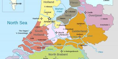 Amsterdam holland map
