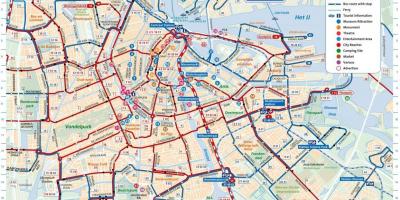 Amsterdam city transport map